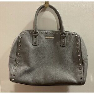 michael kors handbag With Crossbody Strap Leather Gray